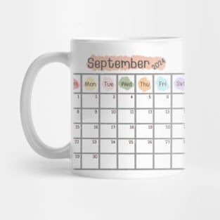 September 2024 Calendar Mug